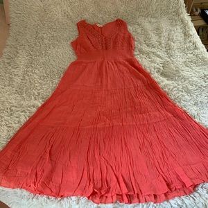 Mlle Gabrielle coral dress